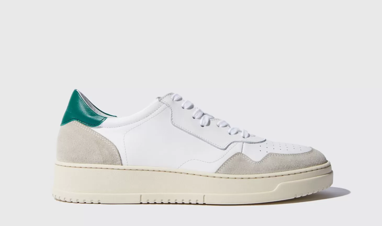 Scarosso Sneakers-Alex Green Edit White/Green - Calf