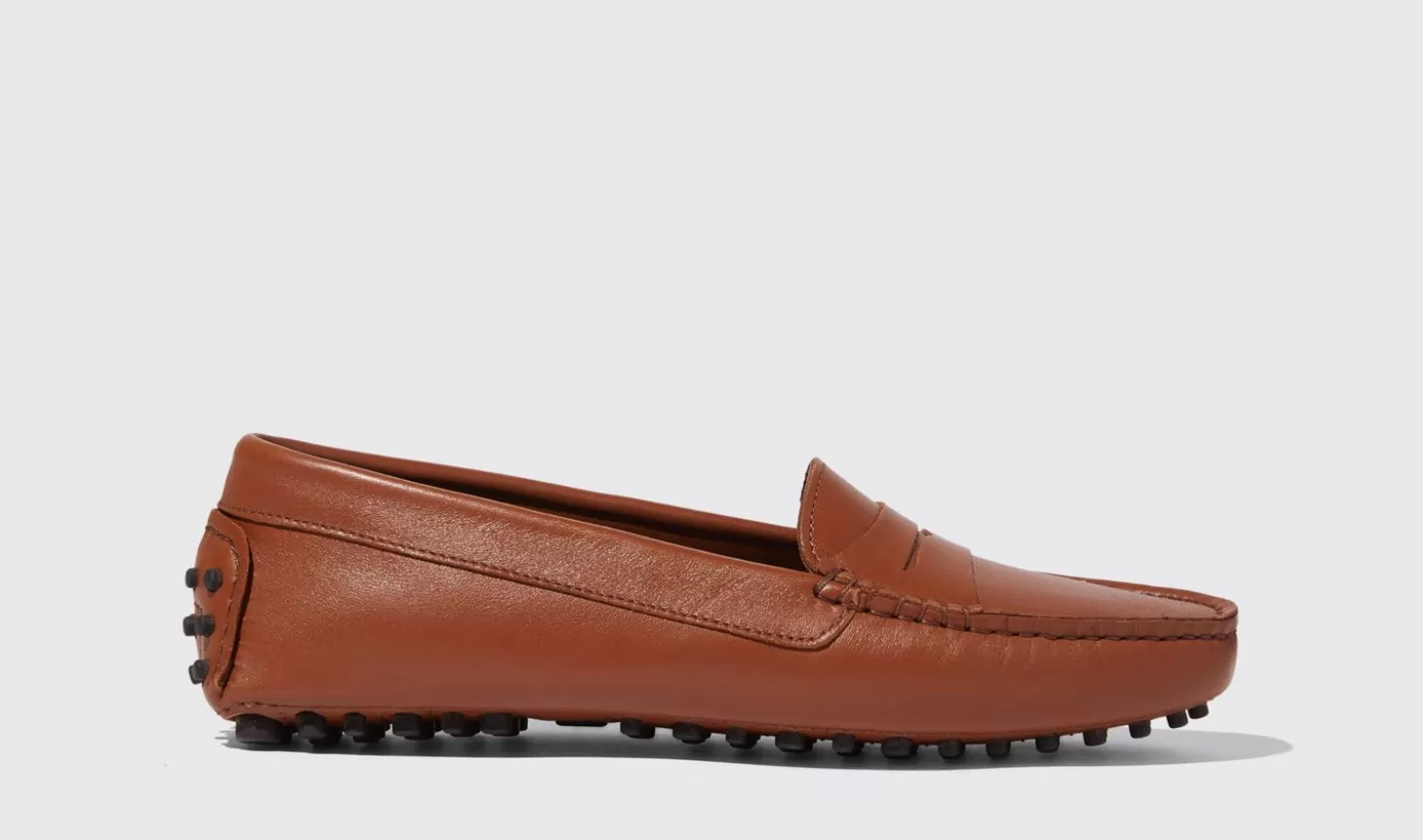 Scarosso Driving Shoes-Ashley Cognac Cognac - Calf