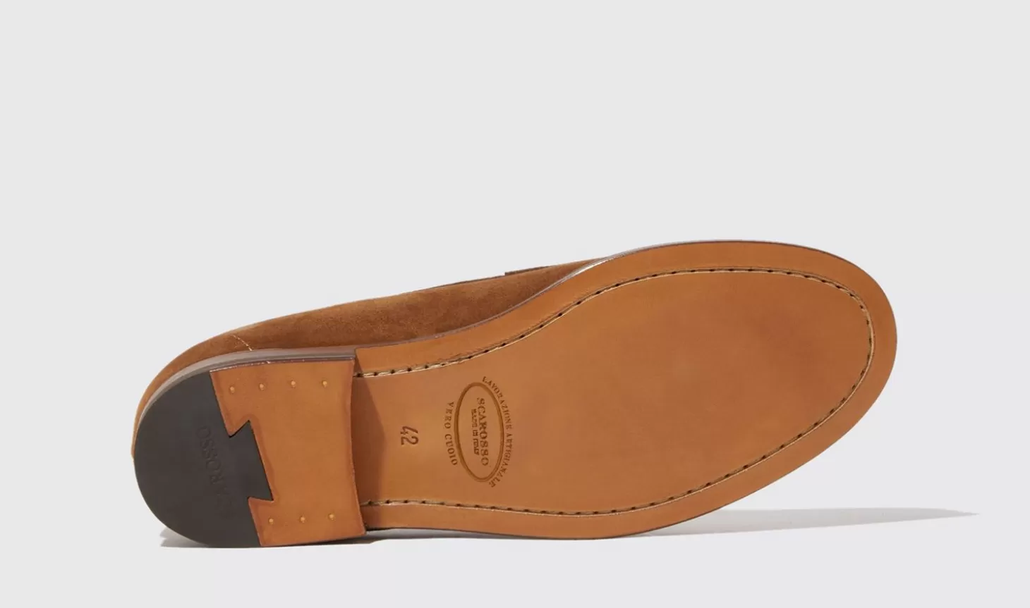 Scarosso Loafers-Austin Cognac Suede Cognac - Suede