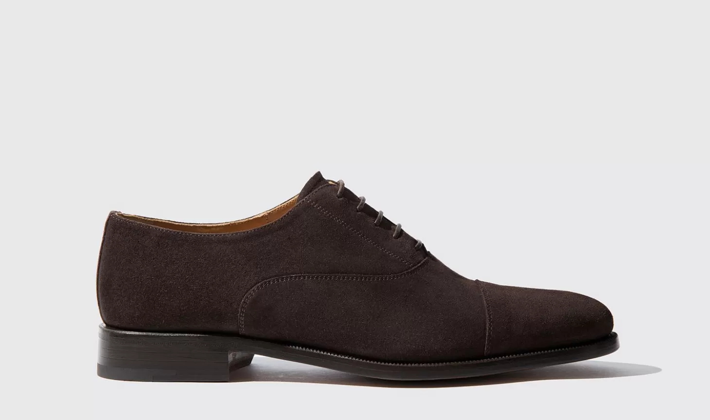 Scarosso Oxfords-Bacco Dark Brown Suede