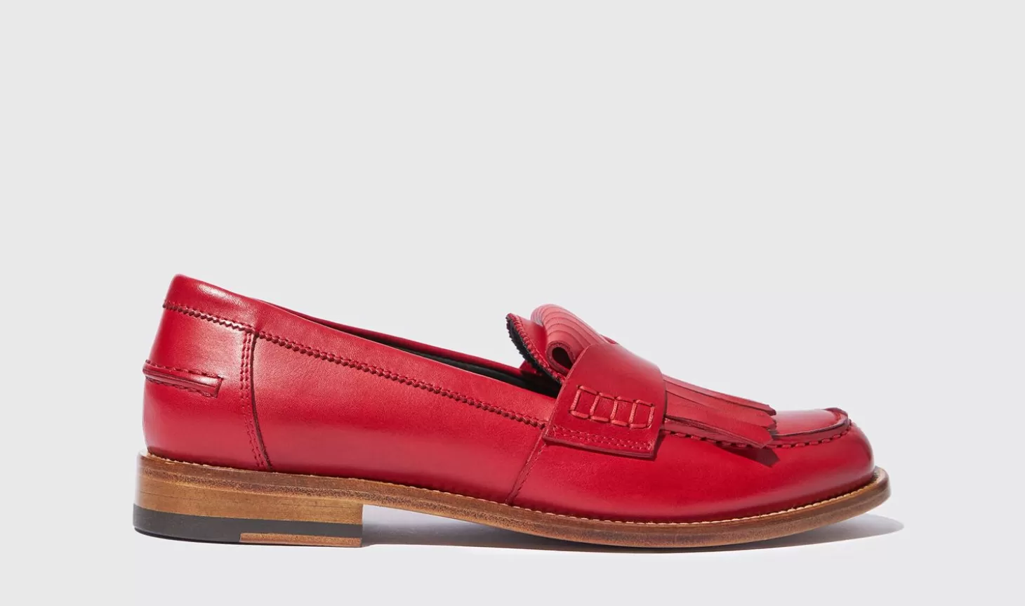 Scarosso Loafers-Bridget Red Red - Calf