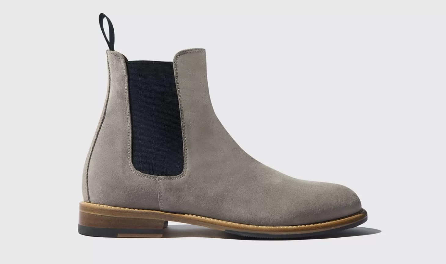 Scarosso Chelsea Boots-Bruna Taupe Taupe - Suede