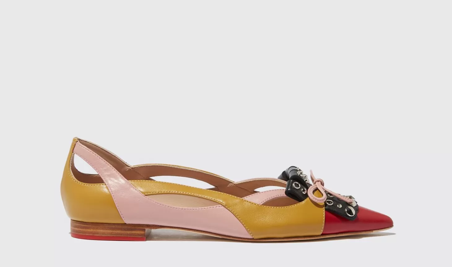 Scarosso Ballerinas-Candy Multicolor - Calf Leather