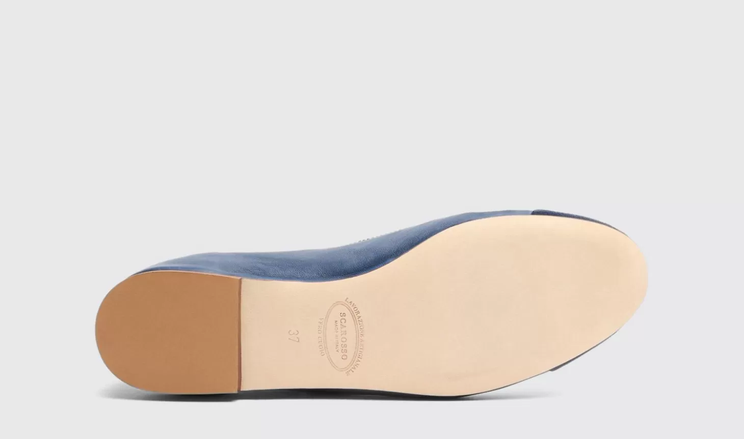 Scarosso Ballerinas-Carla Blue Blue - Calf