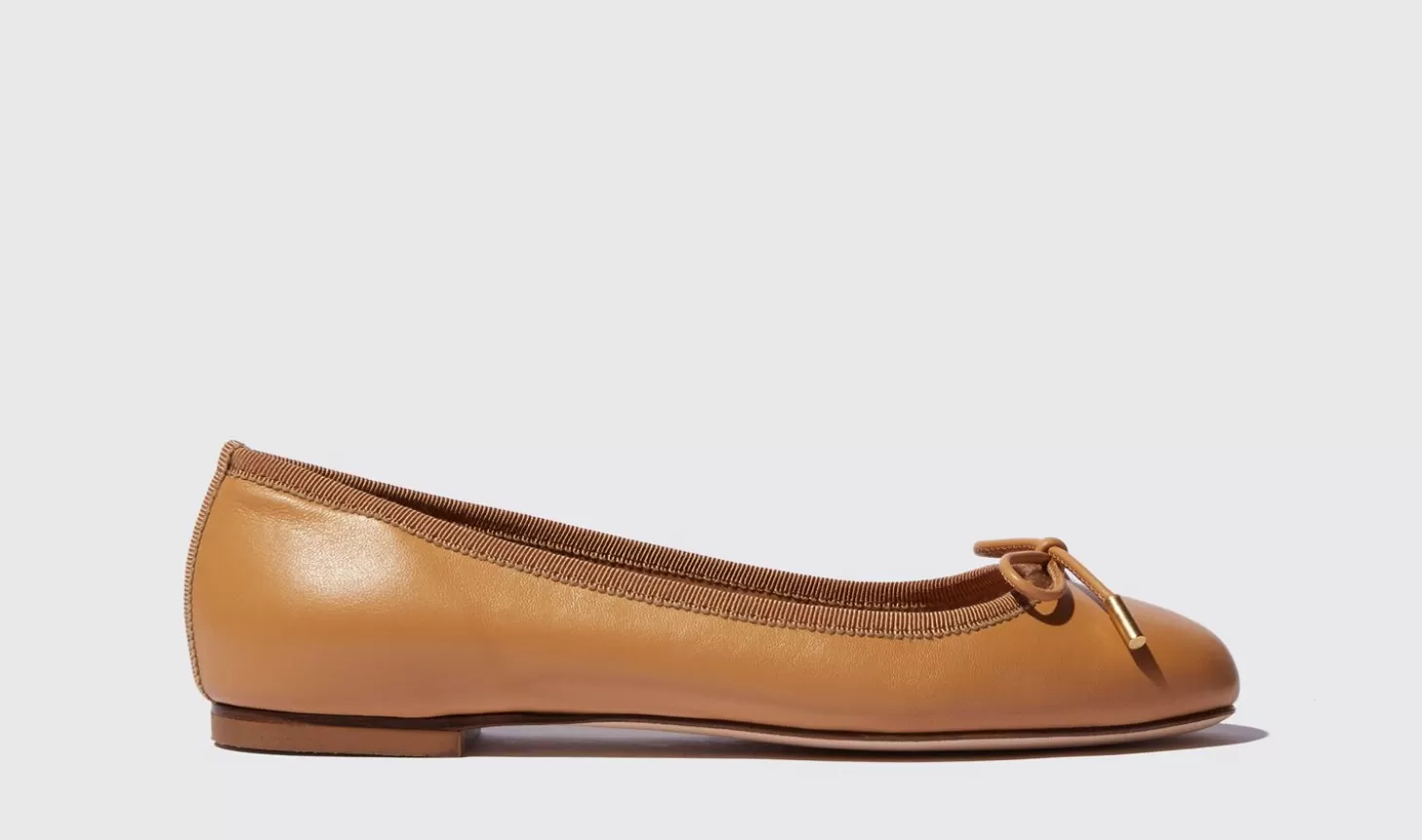 Scarosso Ballerinas-Carla Cognac Cognac - Calf