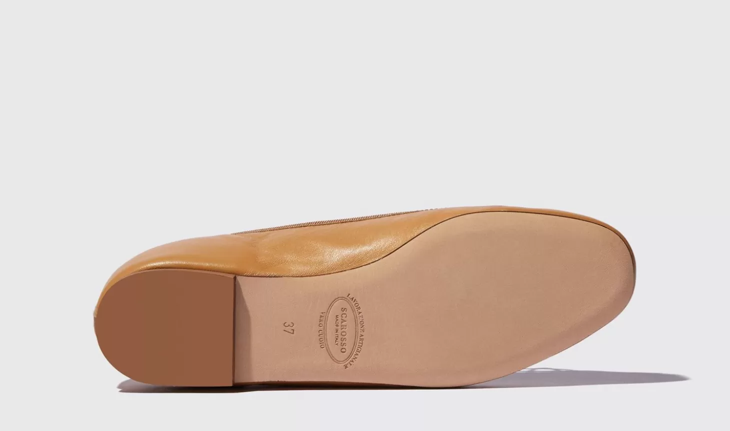 Scarosso Ballerinas-Carla Cognac Cognac - Calf