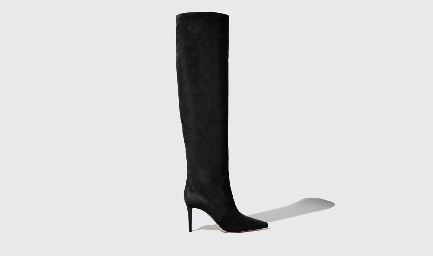 Scarosso Boots-Carra Black Suede Black - Suede