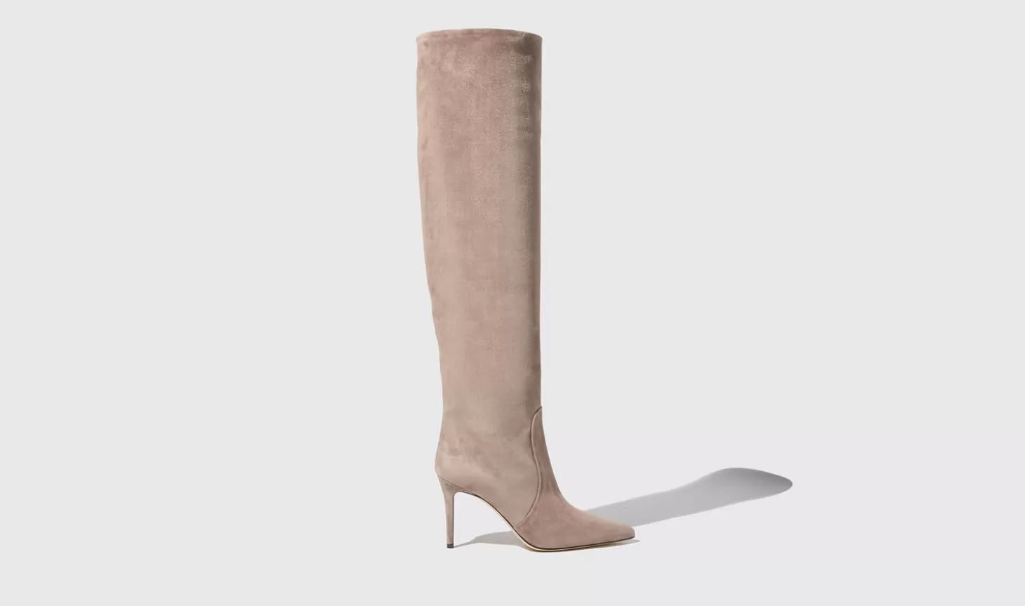 Scarosso Boots-Carra Taupe Suede Taupe - Suede