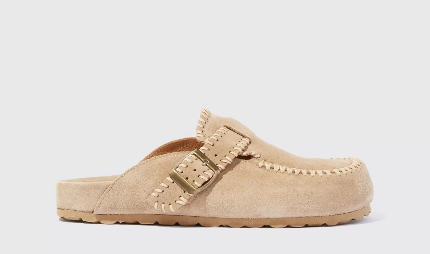 Scarosso Mules-Cheyenne Beige Beige - Suede