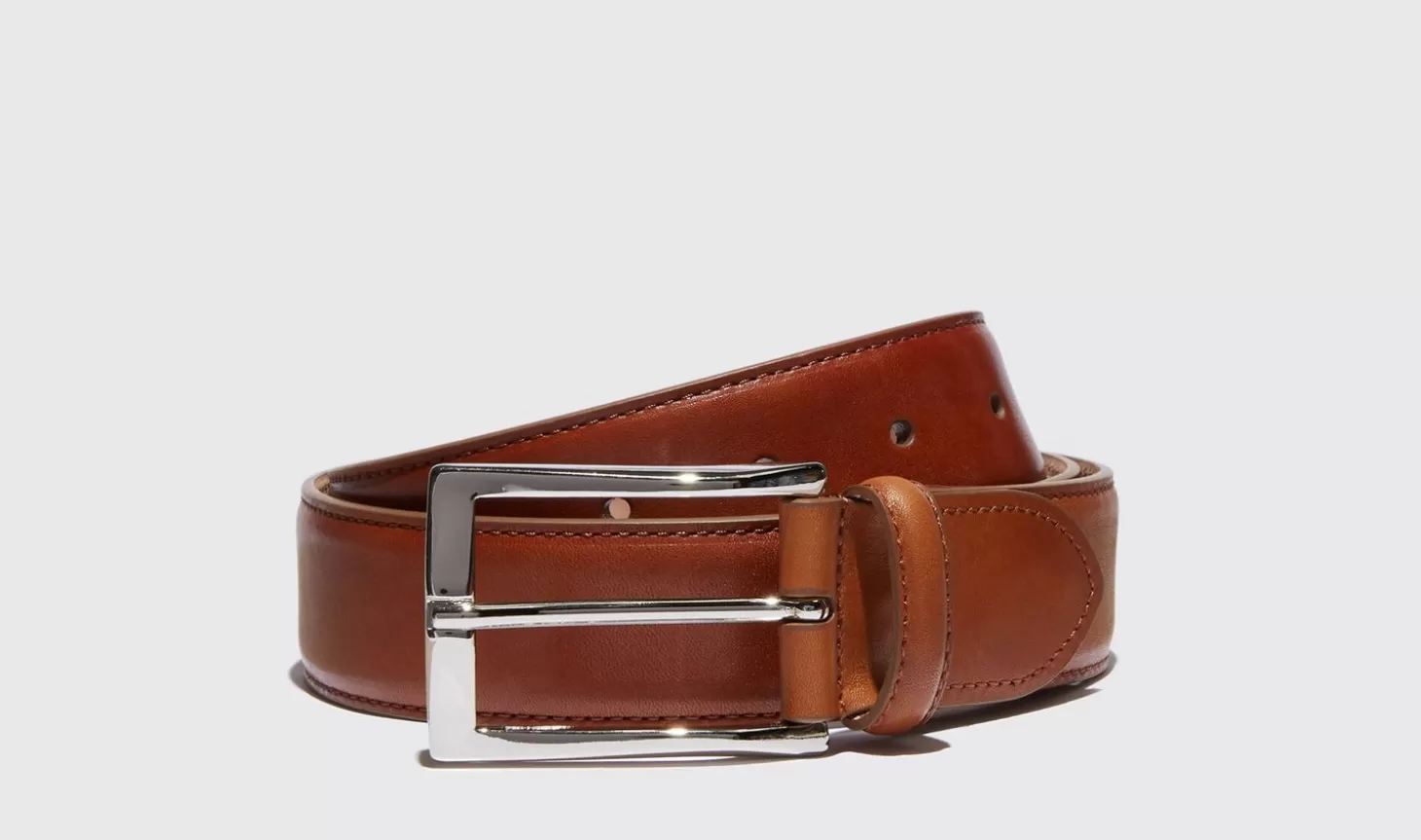 Scarosso Belts-Cintura Cognac Classica Cognac Calf