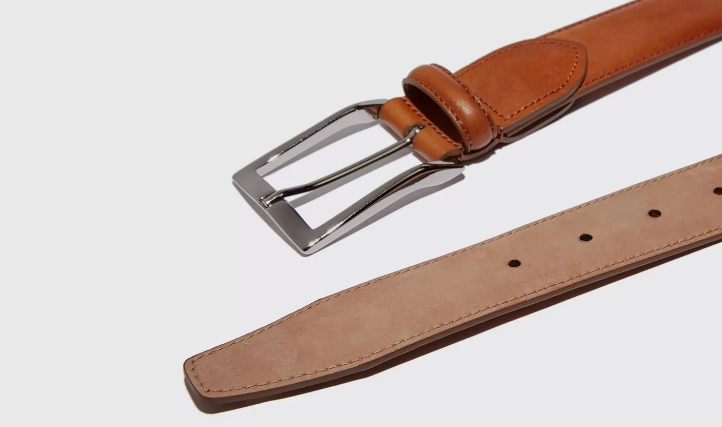 Scarosso Belts-Cintura Cognac Classica Cognac Calf