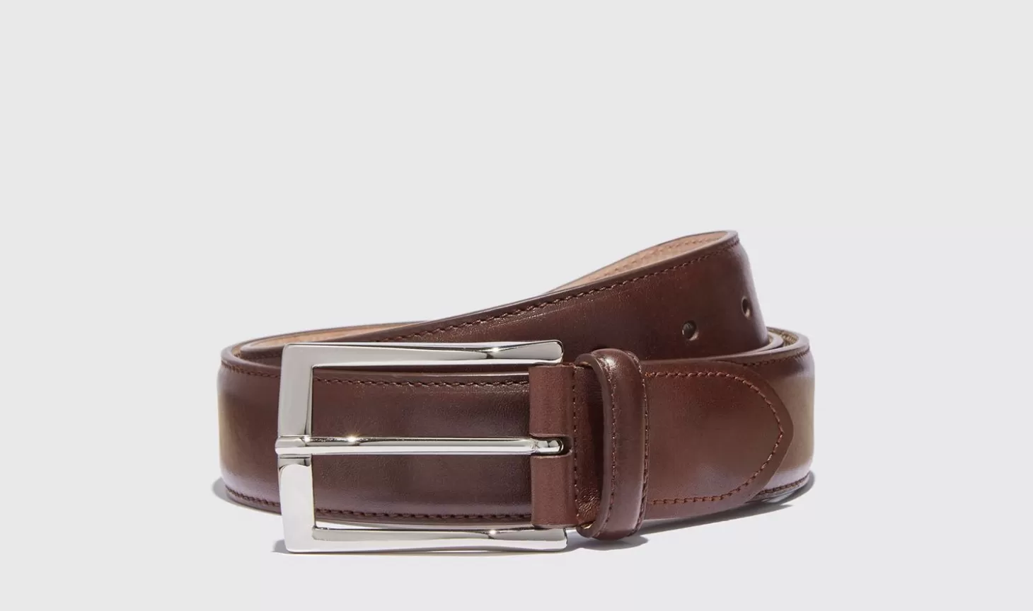 Scarosso Belts-Cintura Marrone Classica Brown Calf