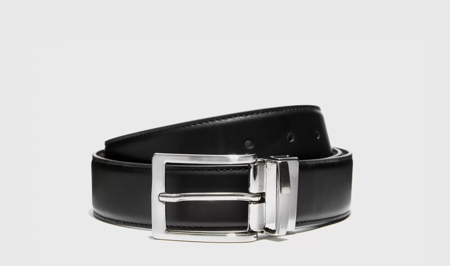 Scarosso Belts-Cintura Reversibile Mista Nera/Marrone Black Calf