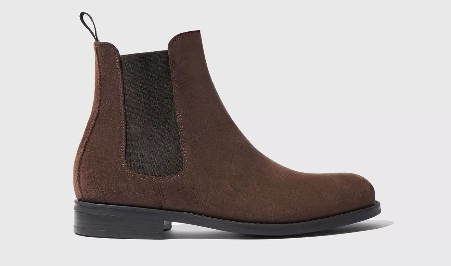 Scarosso Chelsea Boots-Claudia Brown Suede Brown - Suede