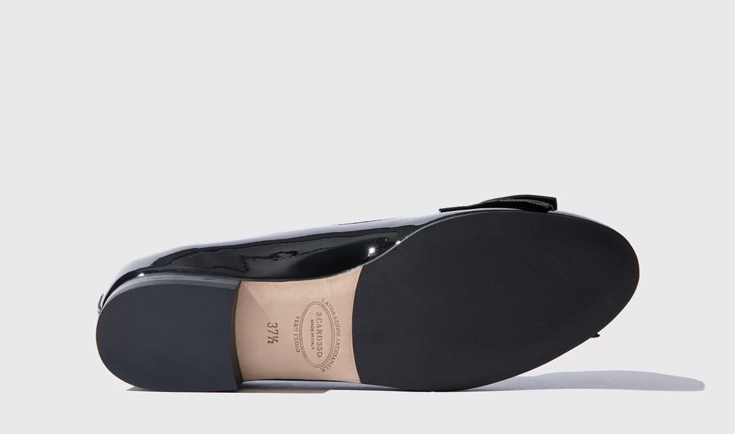 Scarosso Ballerinas-Cloe Nera Black Patent