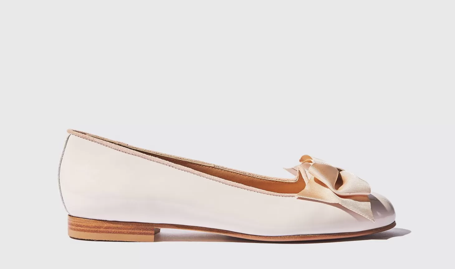 Scarosso Ballerinas-Cloe Nude Nude Patent