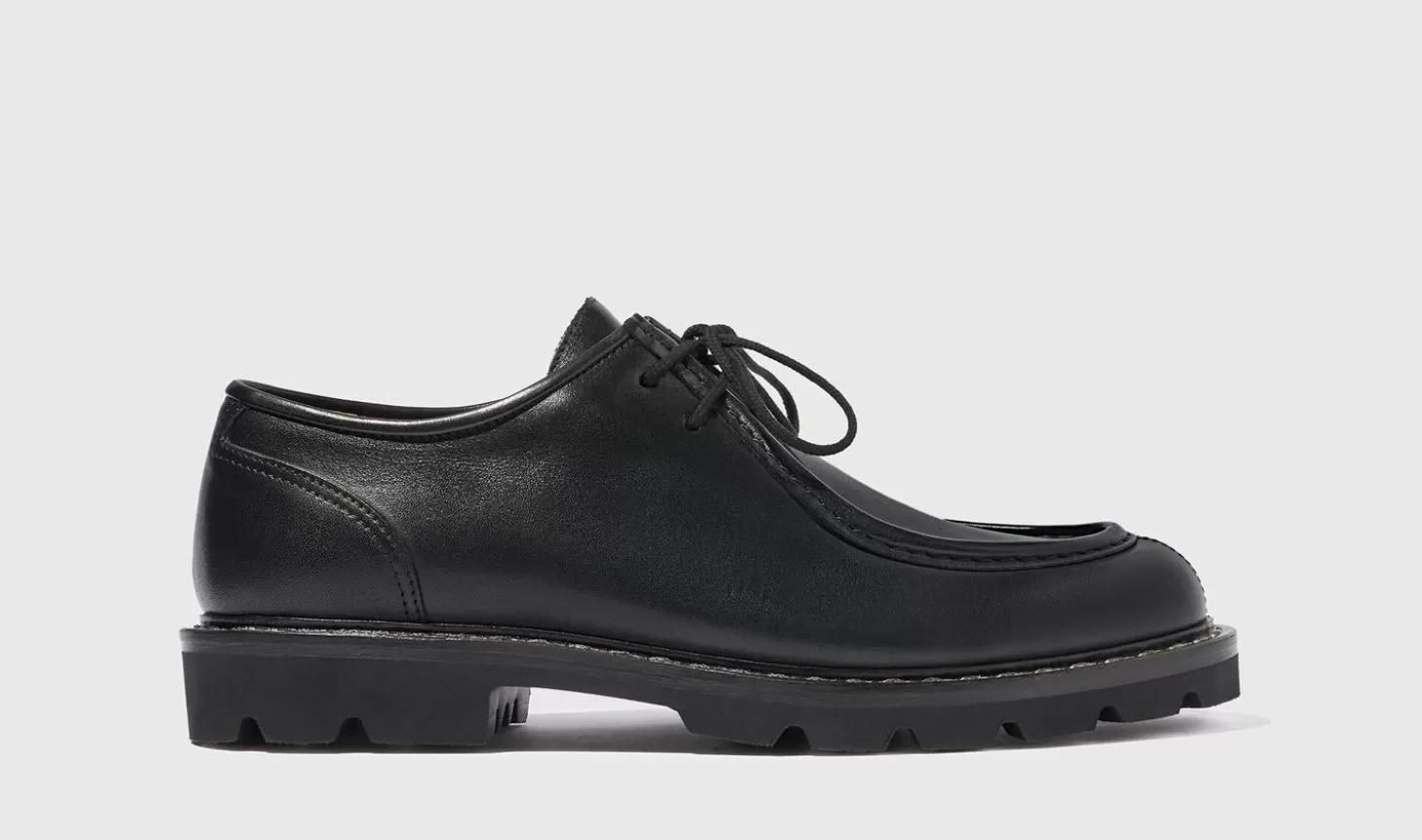 Scarosso Derbies-Damiano Black Black- Calf