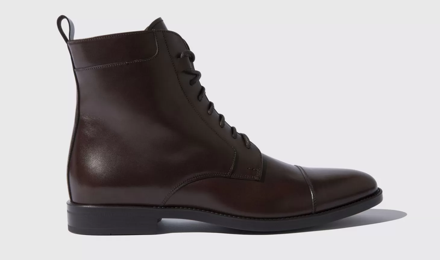 Scarosso Boots-Dante Moro Dark Brown Calf