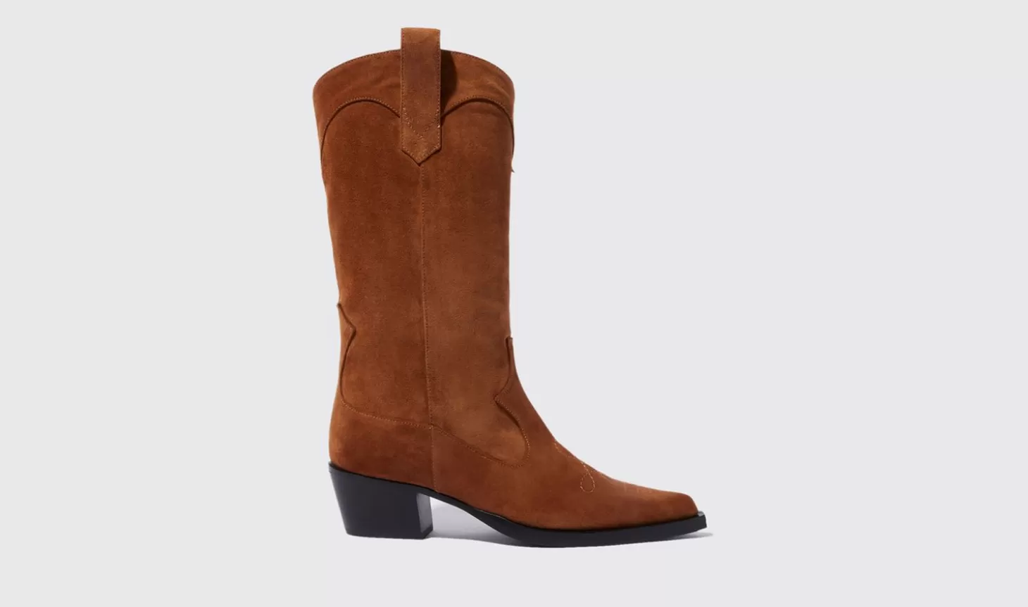 Scarosso Boots-Dolly Tan Suede Tan - Suede