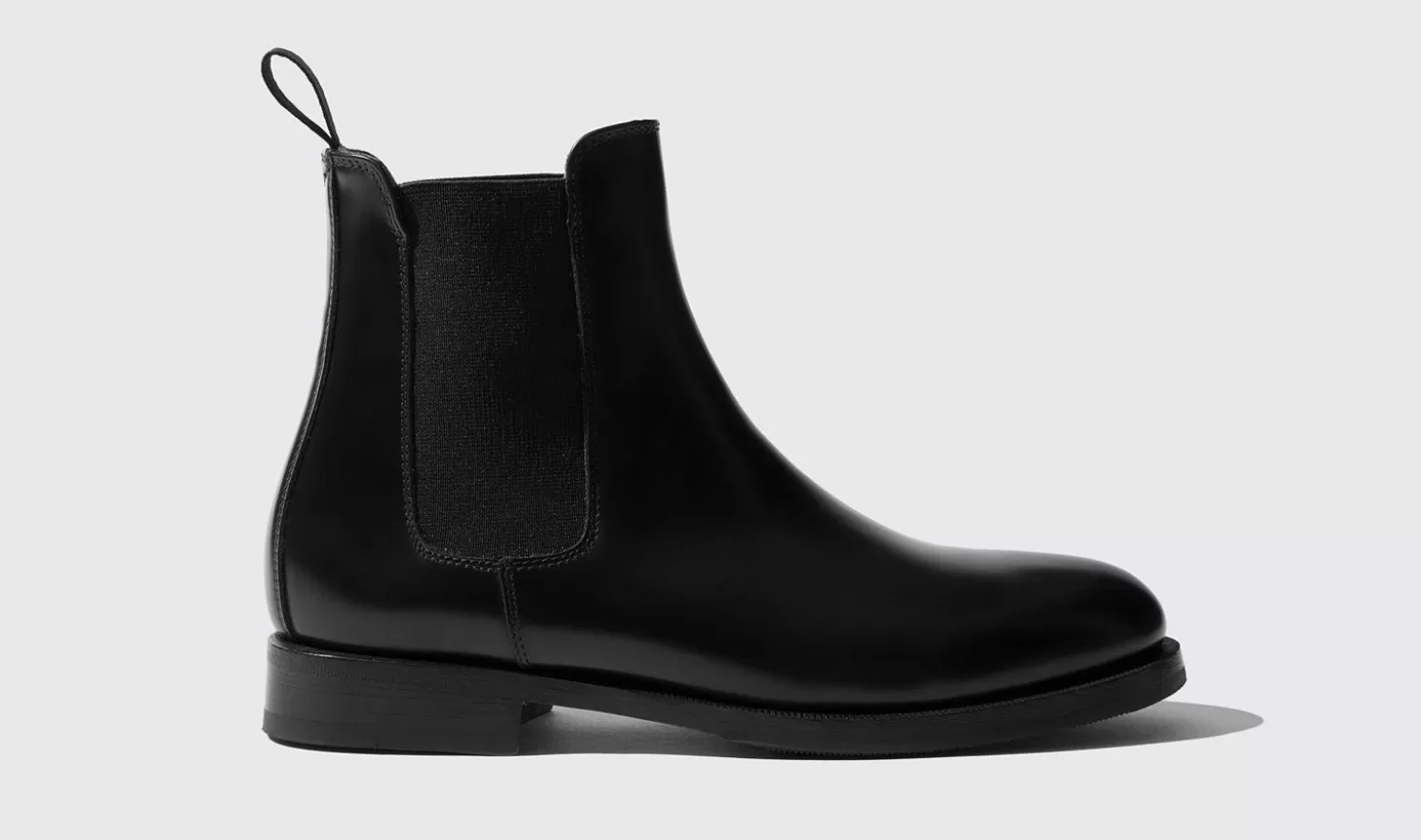 Scarosso Chelsea Boots-Elena Black - Calf