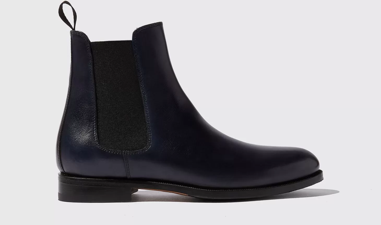 Scarosso Chelsea Boots-Elena Blu Blue - Calf