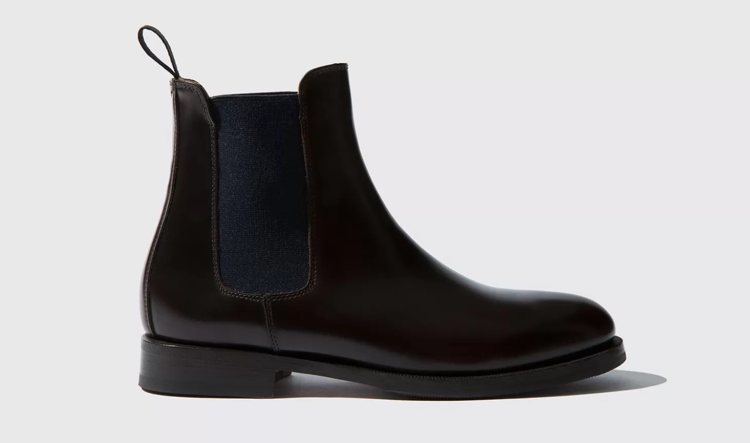 Scarosso Chelsea Boots-Elena Ebano Brown - Calf