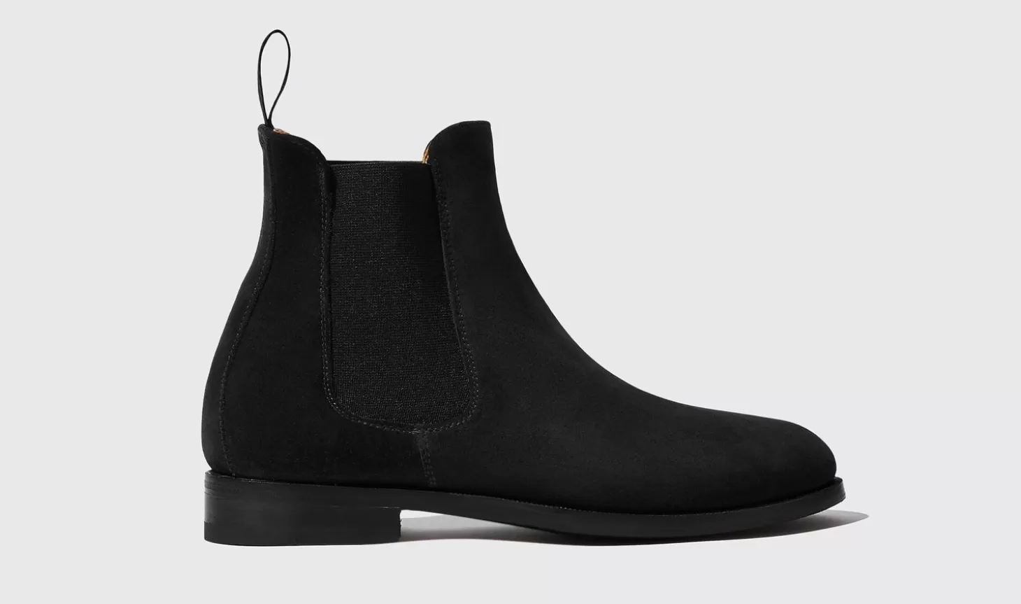 Scarosso Chelsea Boots-Elena Nera Scamosciata Black - Suede