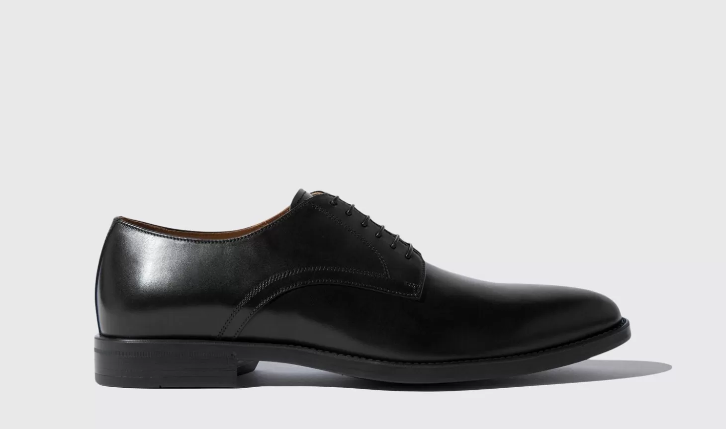 Scarosso Derbies-Emilio Nero Black Calf