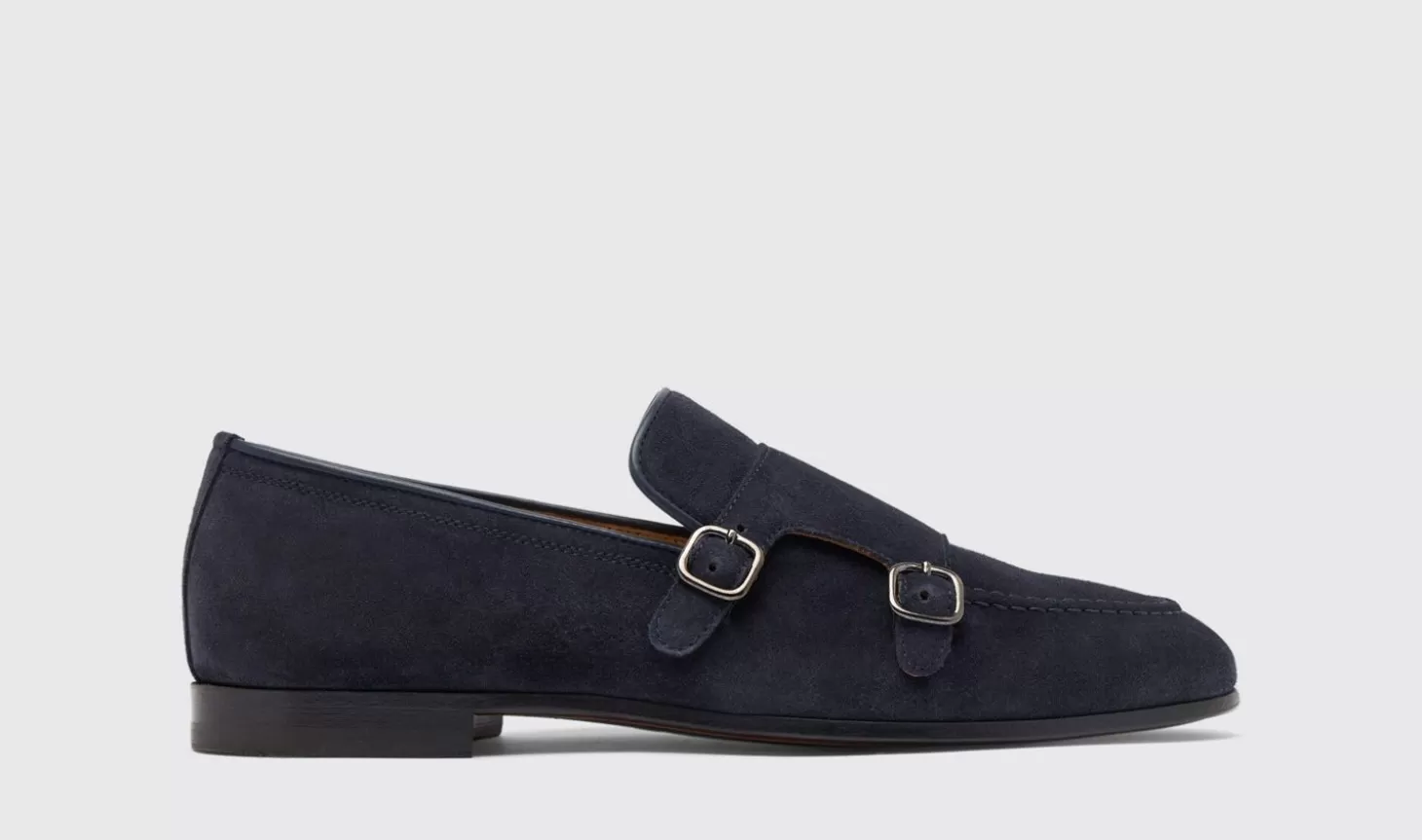 Scarosso Loafers-Ernesto Blue Suede Blue - Suede