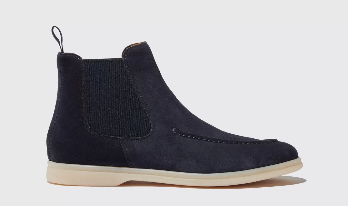 Scarosso Chelsea Boots-Eugenia Blu Scamosciata Blue - Suede Leather