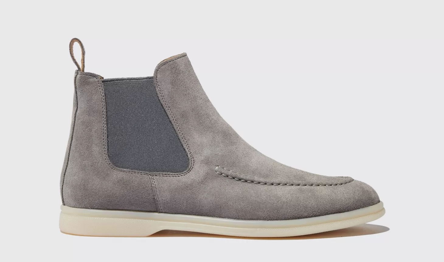 Scarosso Chelsea Boots-Eugenia Grigia Scamosciata Grey - Suede Leather