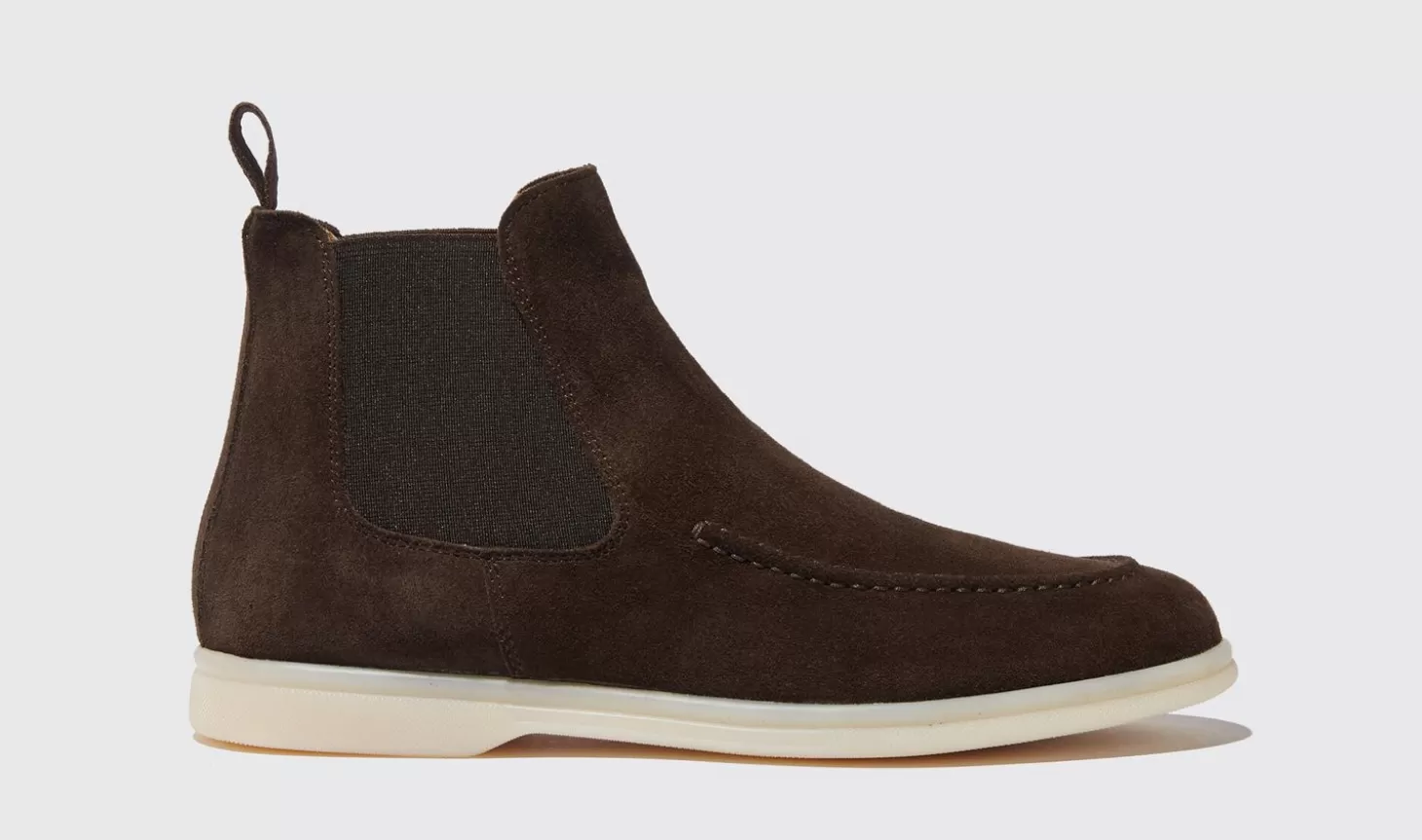 Scarosso Chelsea Boots-Eugenia Moro Scamosciata Brown - Suede Leather