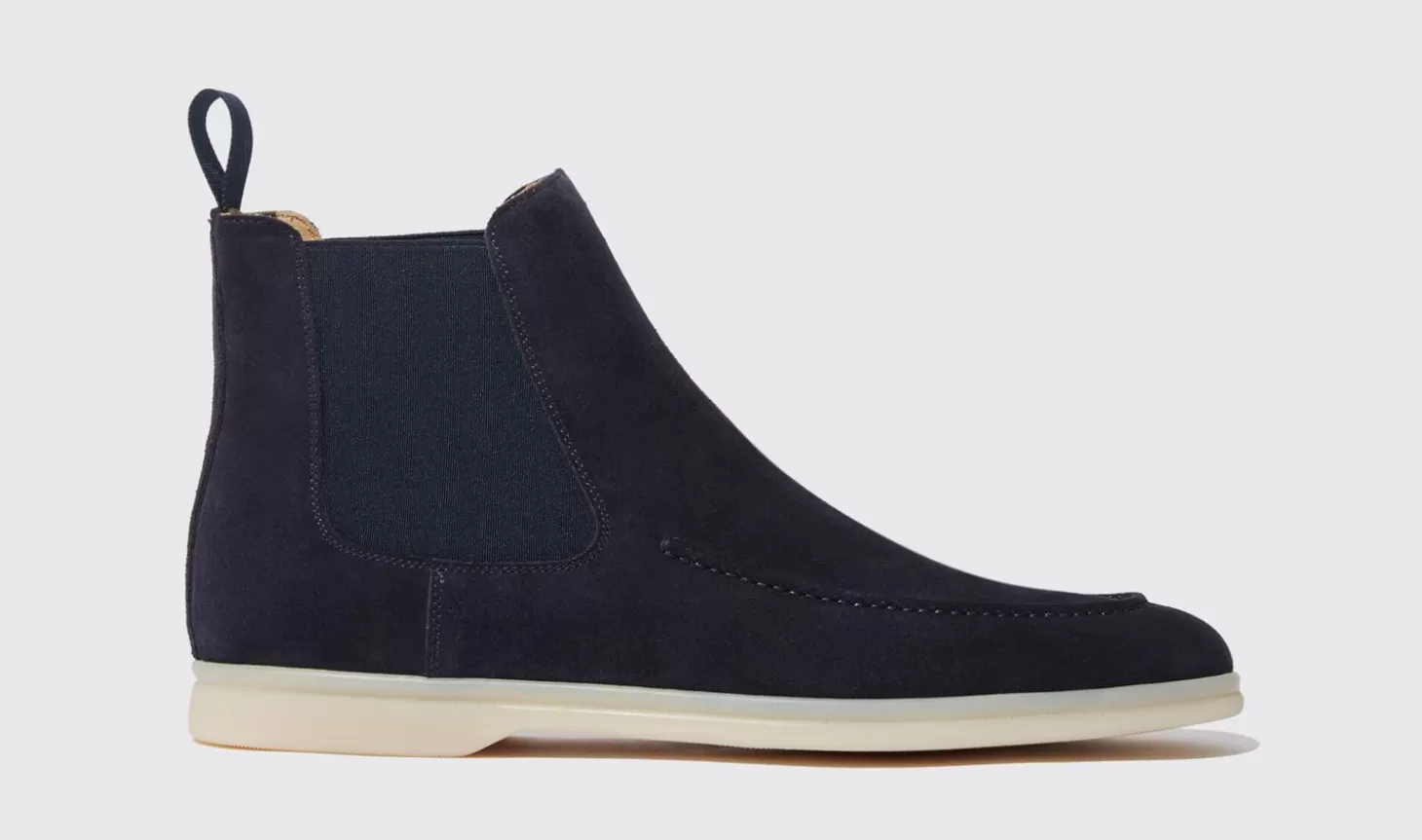 Scarosso Chelsea Boots-Eugenio Blu Scamosciato Blue - Suede