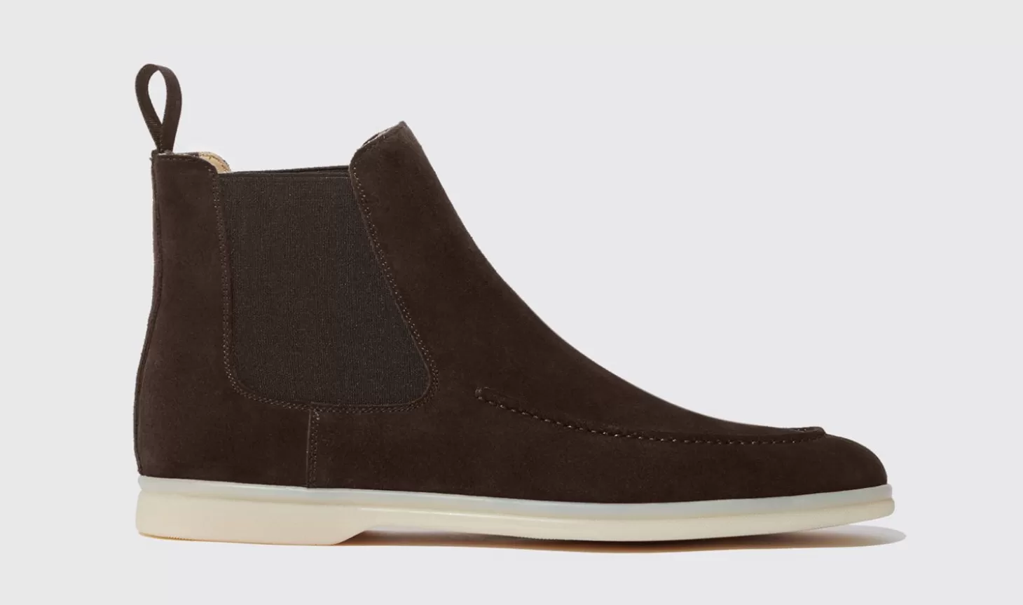 Scarosso Chelsea Boots-Eugenio Moro Scamosciato Brown - Suede