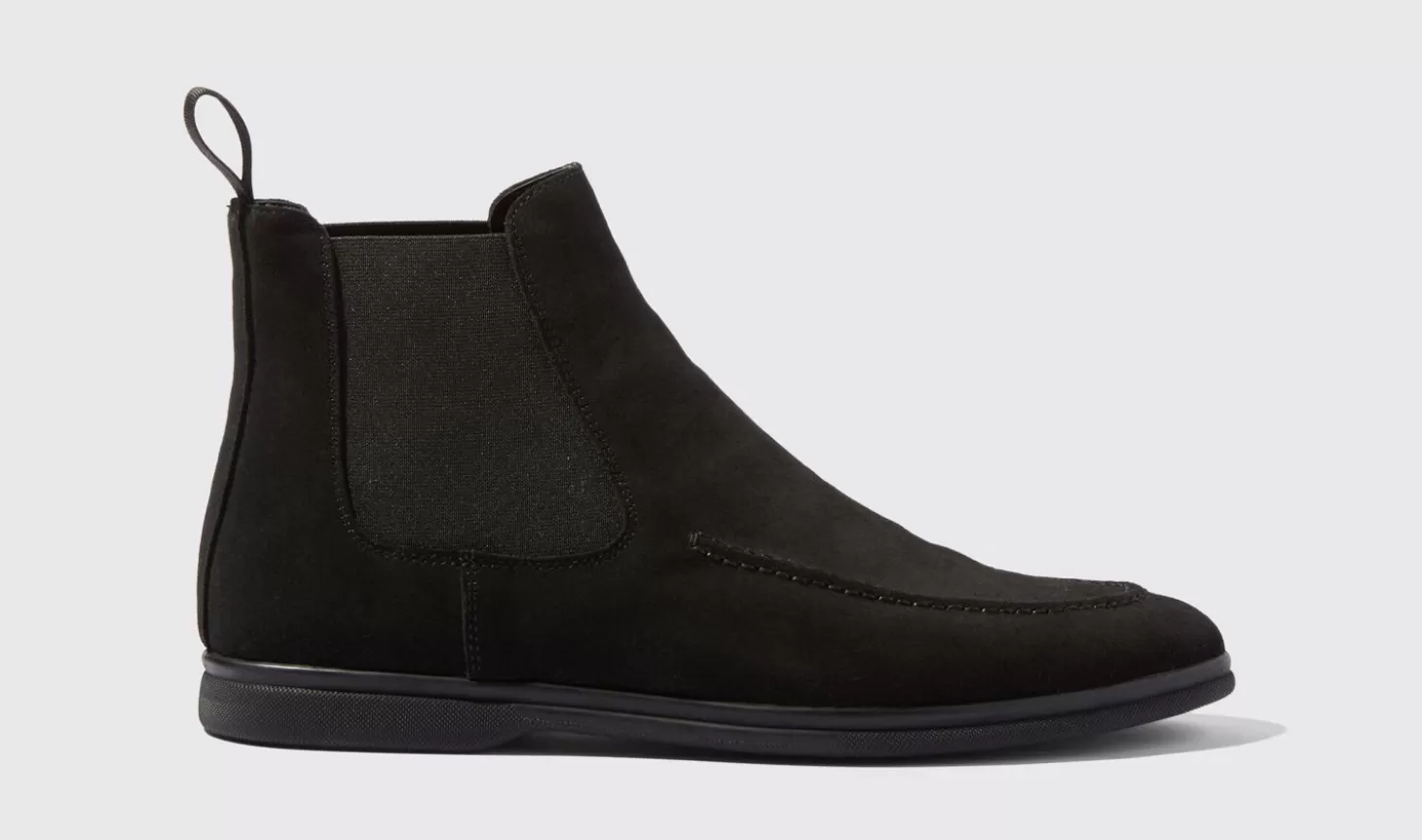 Scarosso Chelsea Boots-Eugenio Nero Scamosciato Black - Suede