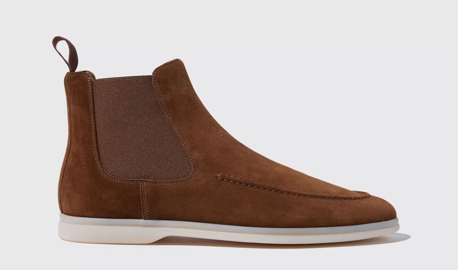 Scarosso Chelsea Boots-Eugenio Tabacco Scamosciato Tobacco - Suede