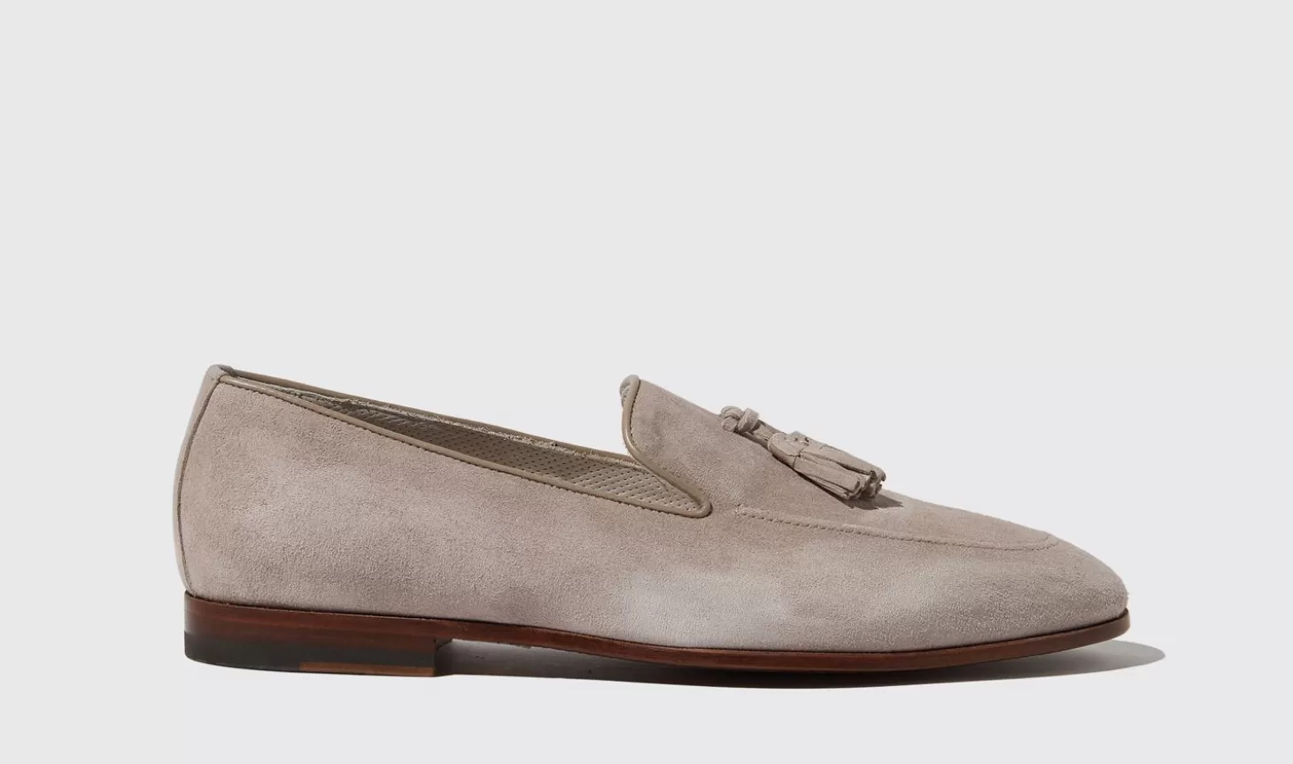 Scarosso Loafers-Flavio Taupe Scamosciato Taupe Suede