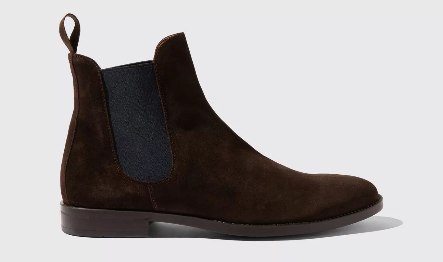 Scarosso Chelsea Boots-Giacomo Brown Brown Suede - Jetsetter Edition