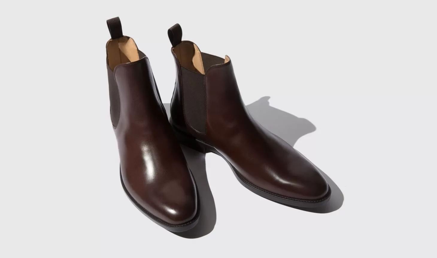 Scarosso Chelsea Boots-Giacomo Marrone Brown Calf