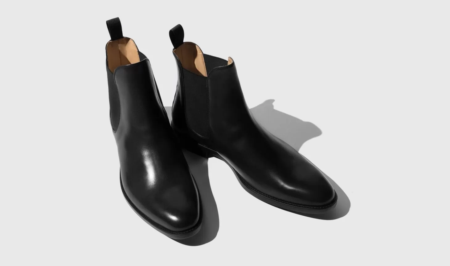 Scarosso Chelsea Boots-Giacomo Nero Black Calf