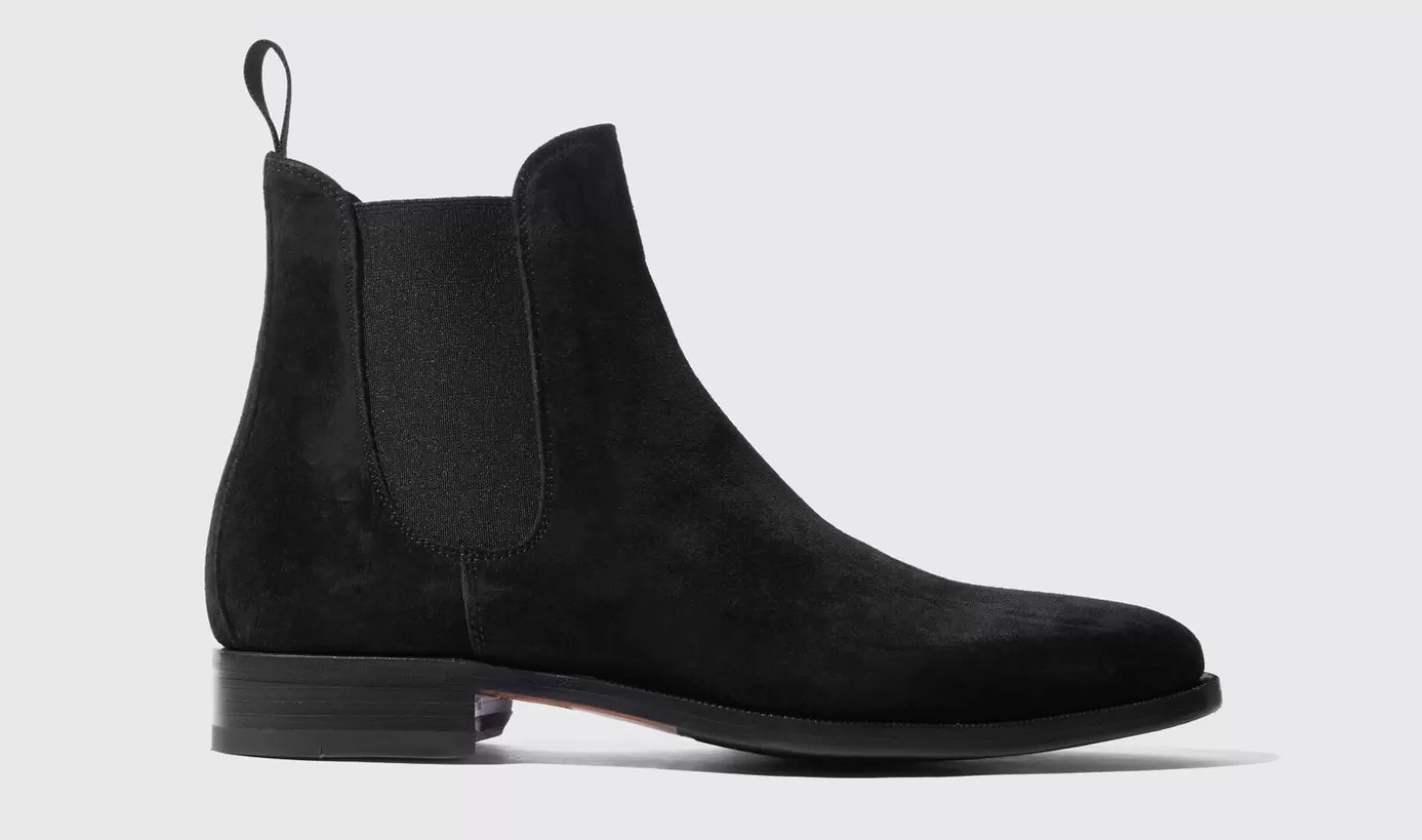 Scarosso Chelsea Boots-Giancarlo Nero Scamosciato Black - Suede