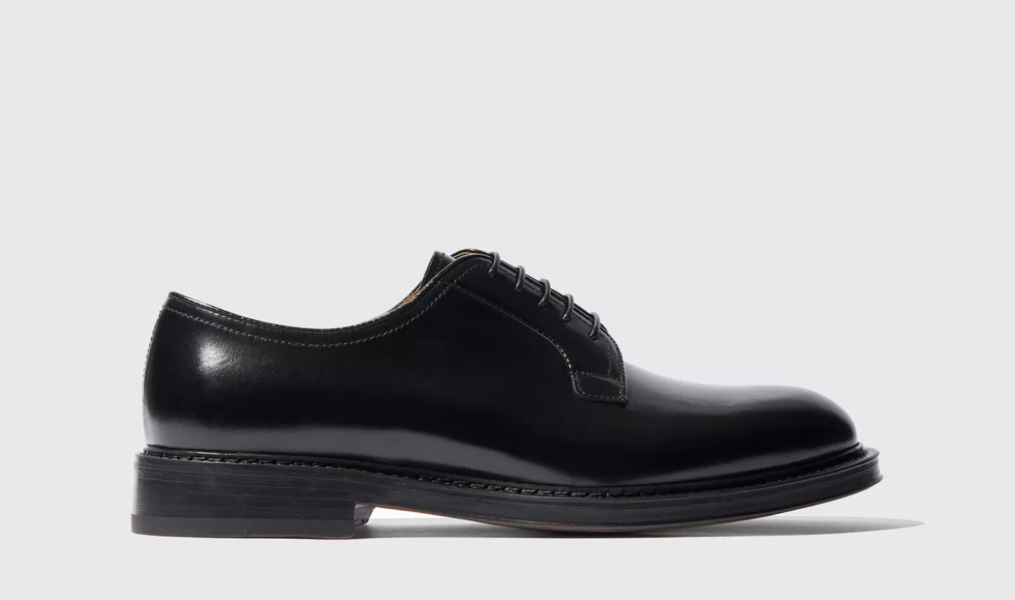 Scarosso Derbies-Harry Black Black - Calf