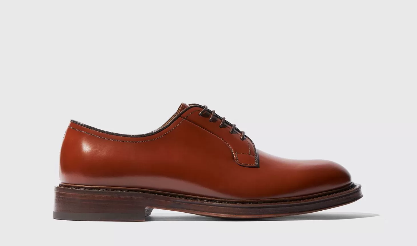 Scarosso Derbies-Harry Cognac Cognac - Calf