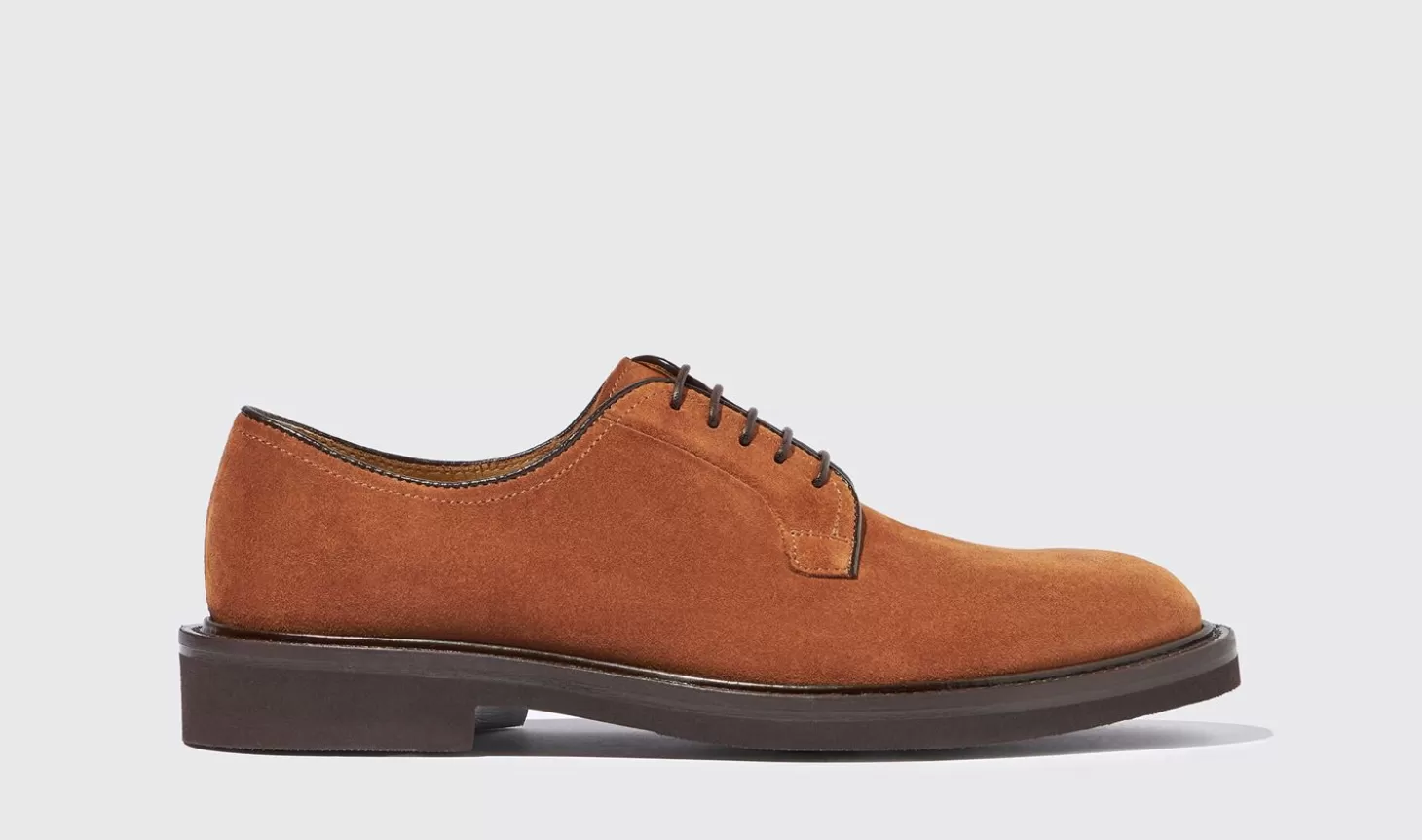 Scarosso Derbies-Harry Snuff Suede Brown - Suede