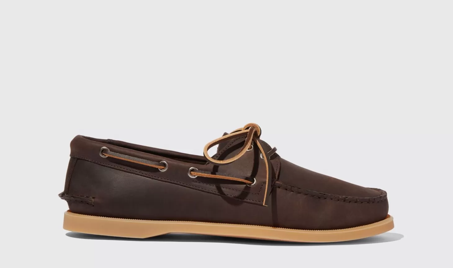 Scarosso Boat Shoes-Jude Brown Nubuck Brown - Nubuck