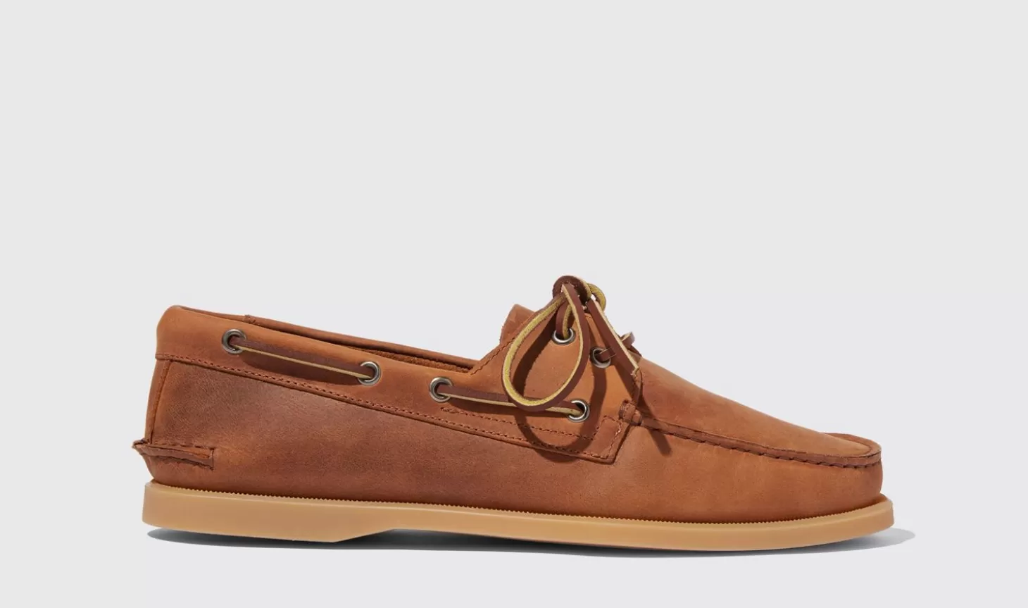 Scarosso Boat Shoes-Jude Cognac Nubuck Cognac - Nubuck