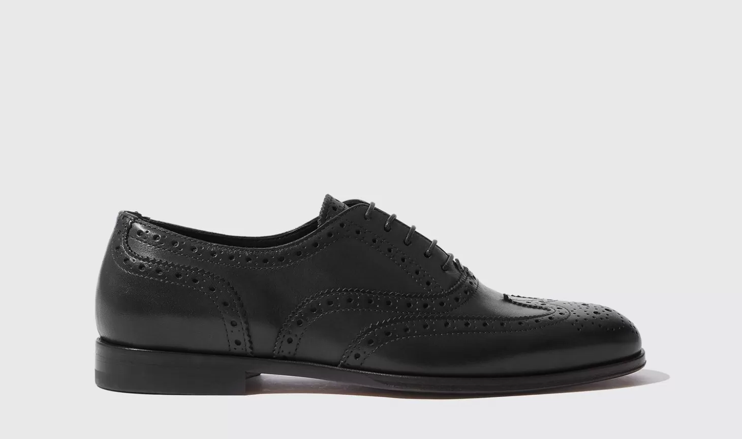 Scarosso Oxfords-Judy Black Black - Calf