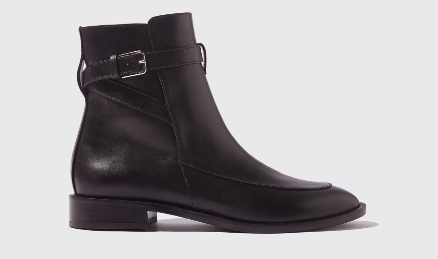 Scarosso Jodhpur Boots-Kelly Black Black - Calf