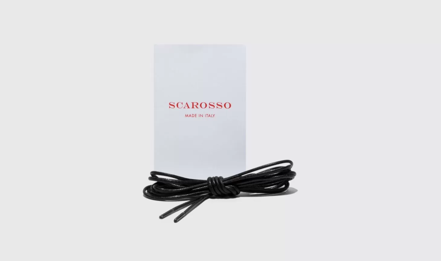 Scarosso Laces-Laccio Nero Tondo Black