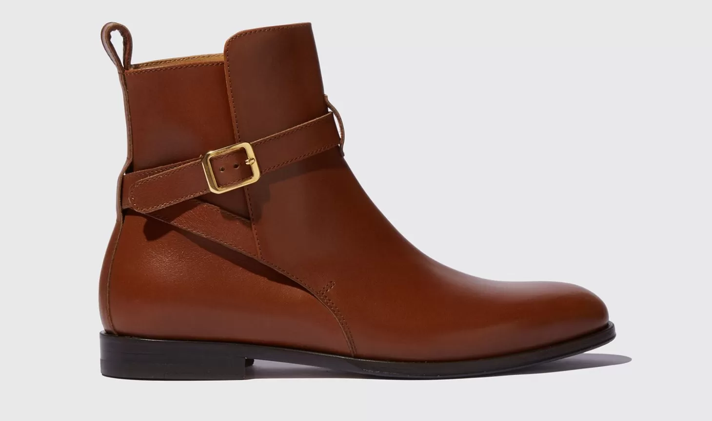 Scarosso Jodhpur Boots-Lara Cognac Cognac - Calf